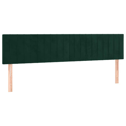 Giroletto a Molle con Materasso Verde Scuro 120x190 cm Velluto | homemem39