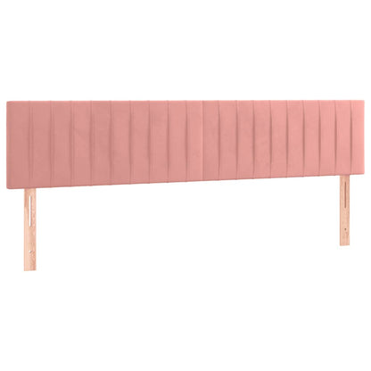 Giroletto a Molle con Materasso Rosa 120x190 cm in Velluto | homemem39