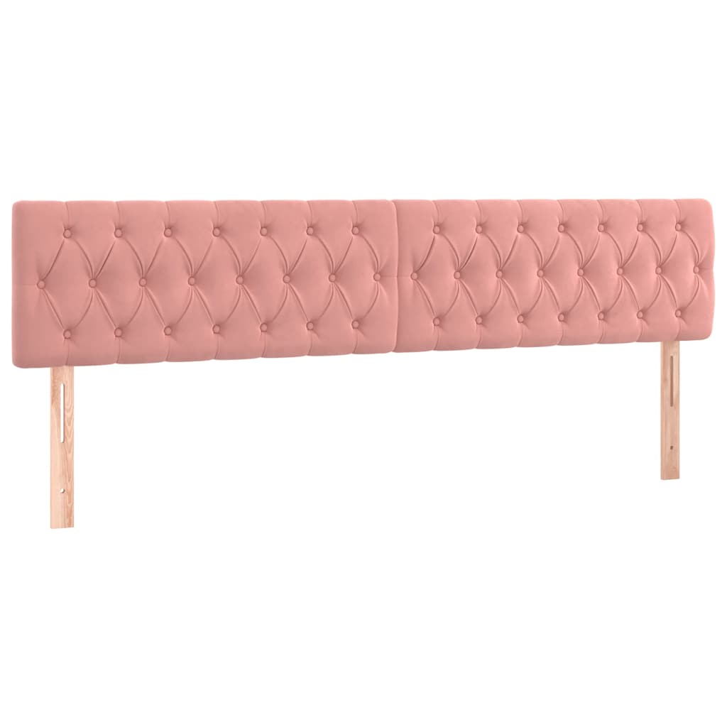 Giroletto a Molle con Materasso Rosa 120x190 cm in Velluto | homemem39