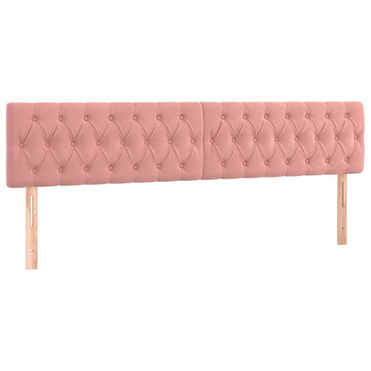 Giroletto a Molle con Materasso Rosa 120x190 cm in Velluto | homemem39