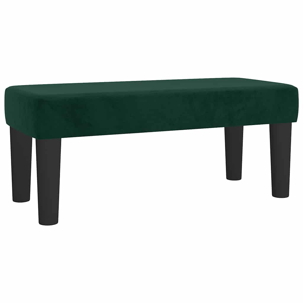 Giroletto a Molle con Materasso Verde Scuro 120x190 cm Velluto | homemem39