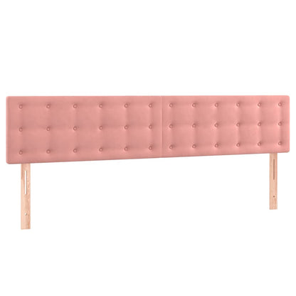 Giroletto a Molle con Materasso Rosa 120x190 cm in Velluto | homemem39