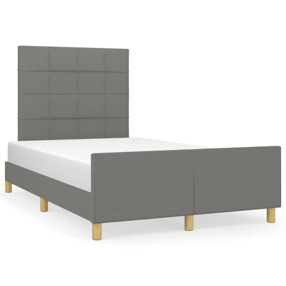 Giroletto senza Materasso Grigio Scuro 120x190 cm in Tessuto