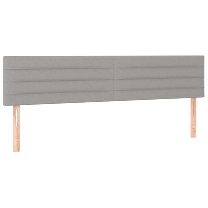 Giroletto senza Materasso Grigio Chiaro 120x190 cm in Tessuto - homemem39