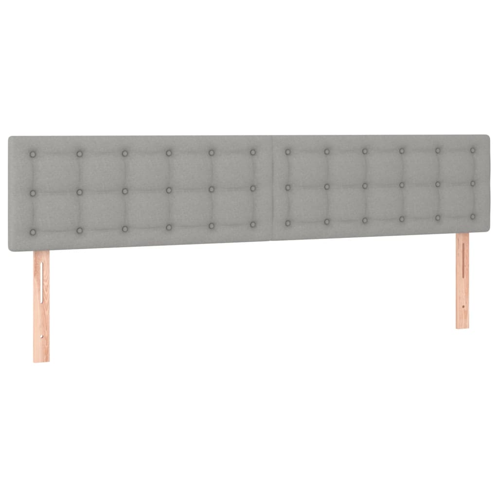 Giroletto senza Materasso Grigio Chiaro 120x190 cm in Tessuto - homemem39