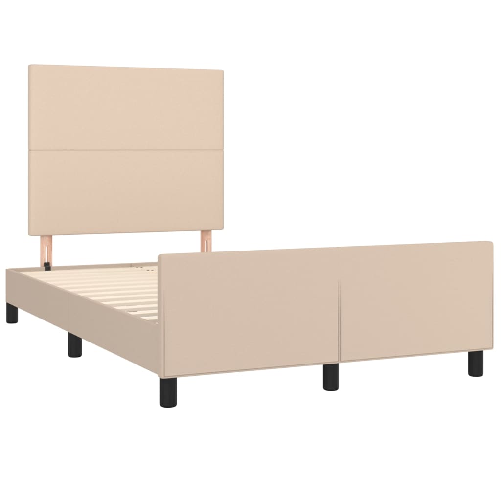 Giroletto senza Materasso Cappuccino 120x190 cm in Similpelle