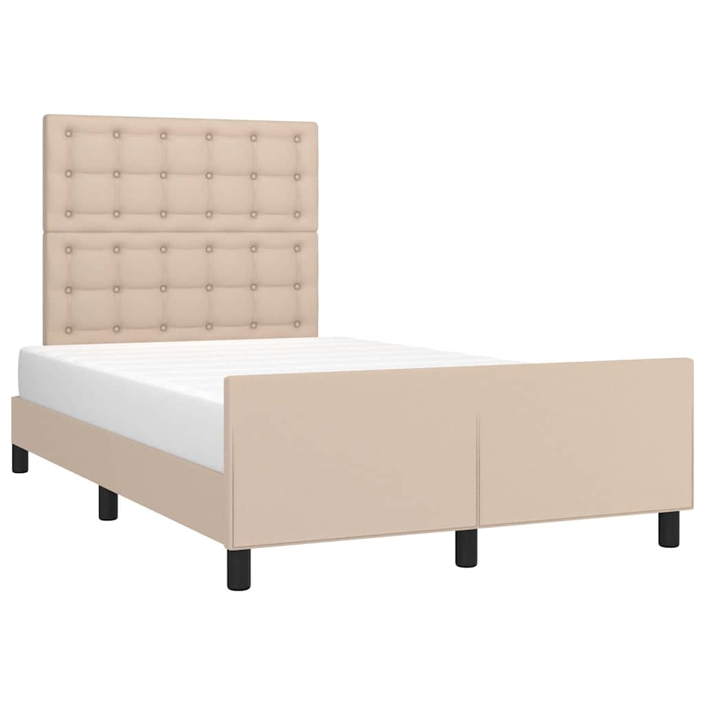 Giroletto senza Materasso Cappuccino 120x190 cm in Similpelle