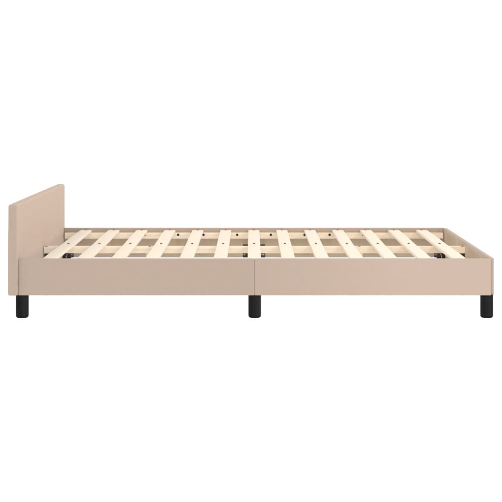 Giroletto senza Materasso Cappuccino 120x190 cm in Similpelle | homemem39