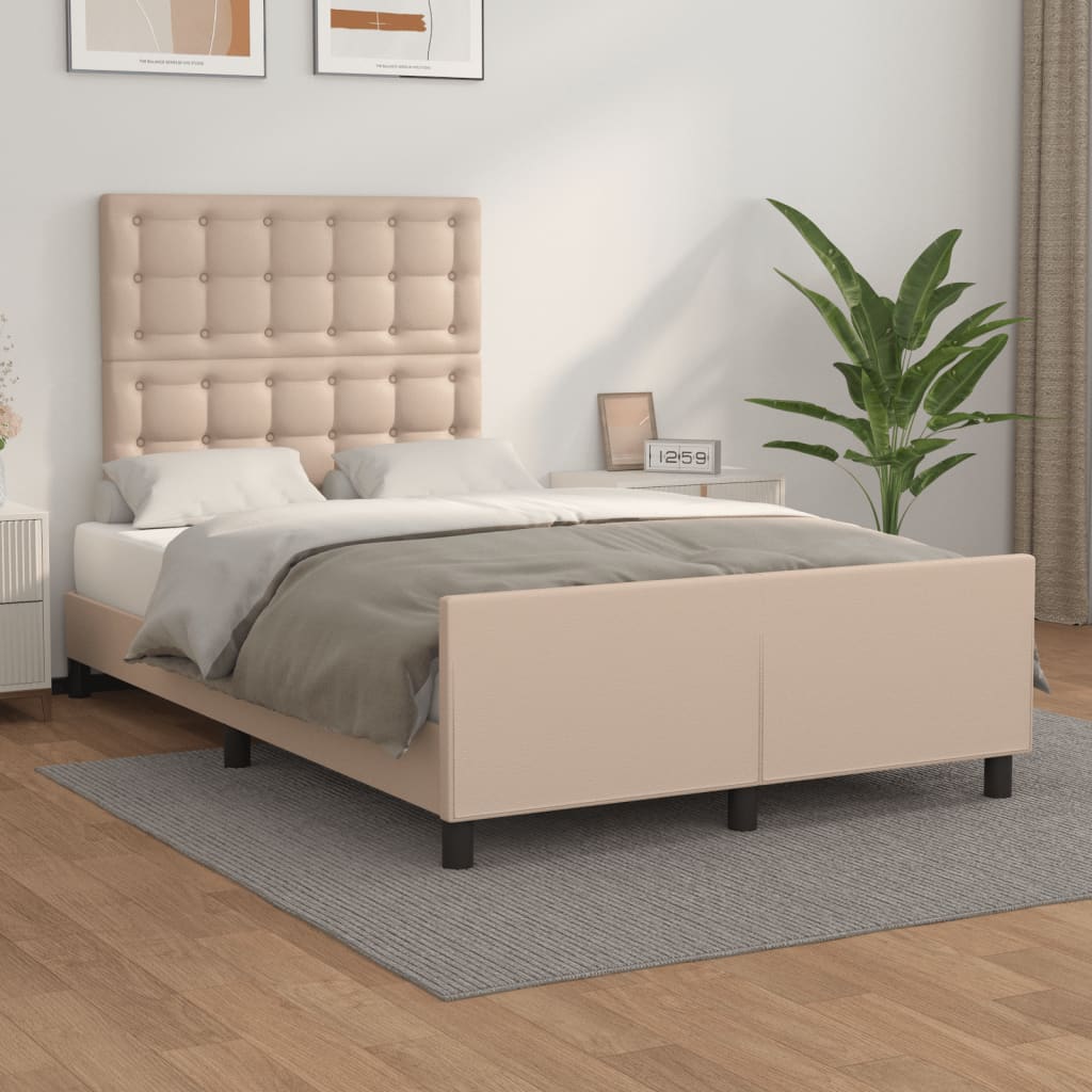 Giroletto senza Materasso Cappuccino 120x190 cm in Similpelle | homemem39