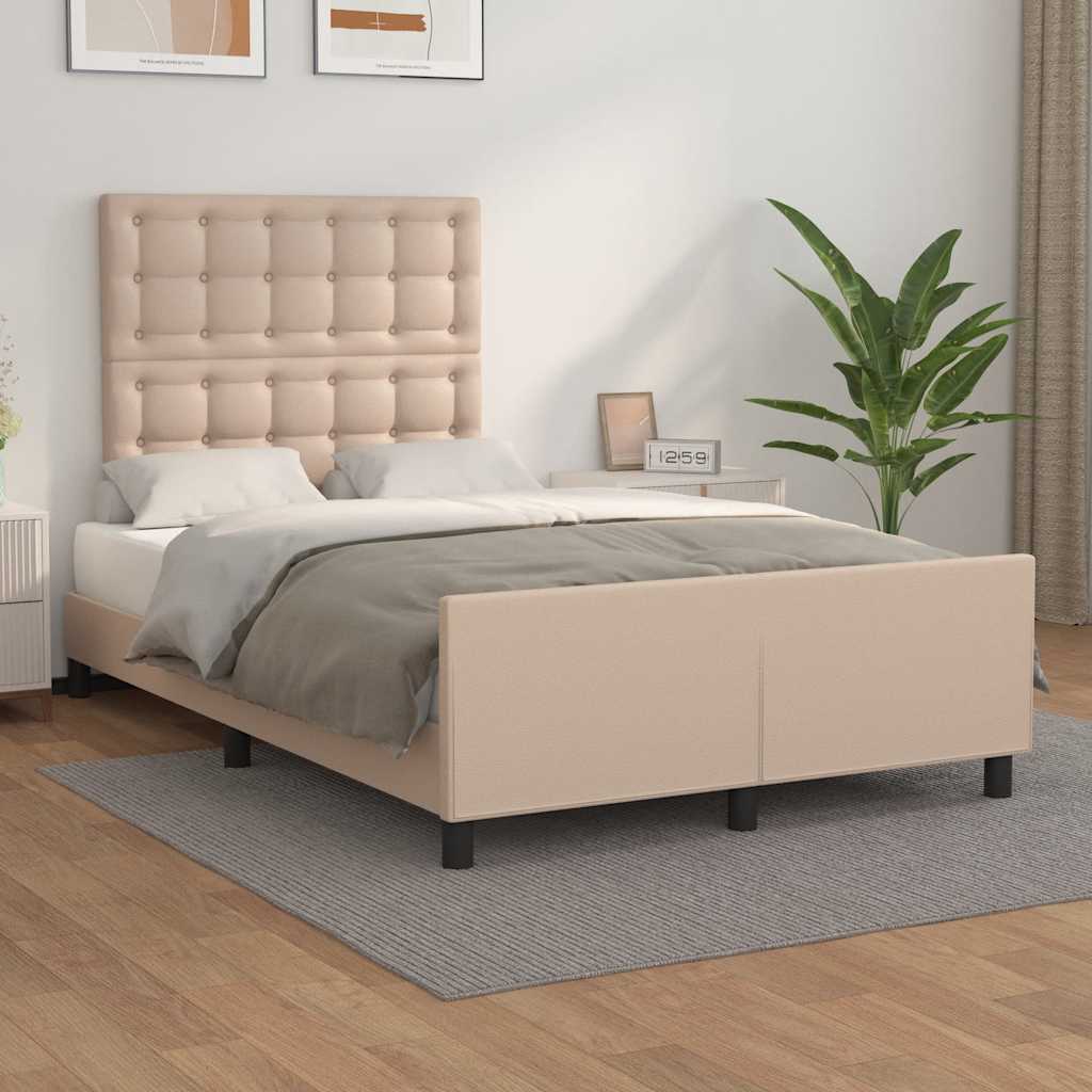 Giroletto senza Materasso Cappuccino 120x190 cm in Similpelle
