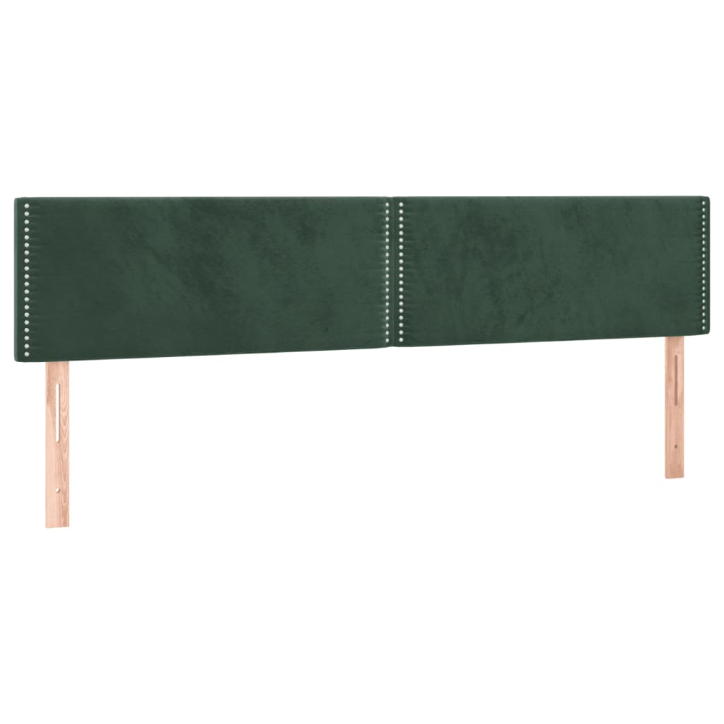 Giroletto senza Materasso Verde Scuro 120x190 cm Velluto - homemem39