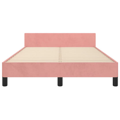Giroletto senza Materasso Rosa 120x190 cm Velluto | homemem39