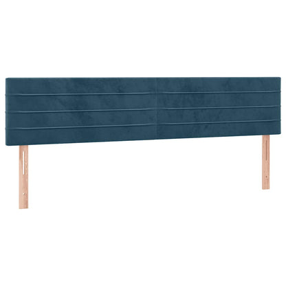 Giroletto senza Materasso Blu Scuro 120x190 cm Velluto