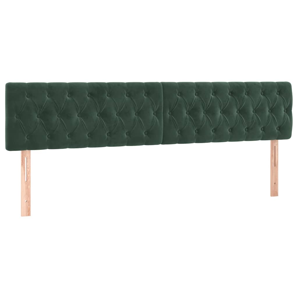 Giroletto senza Materasso Verde Scuro 120x190 cm Velluto