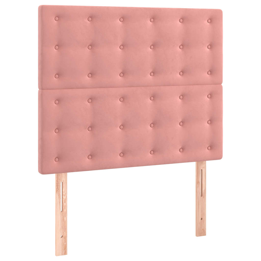 Giroletto senza Materasso Rosa 120x190 cm Velluto