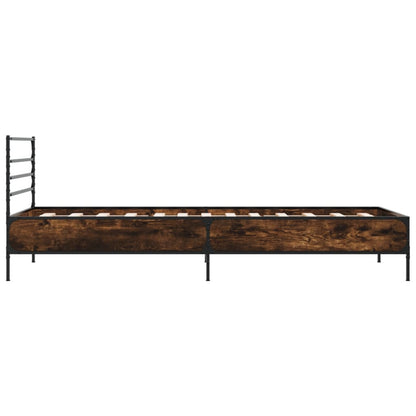 Giroletto Rovere Fumo 75x190 cm in Legno Multistrato e Metallo | homemem39