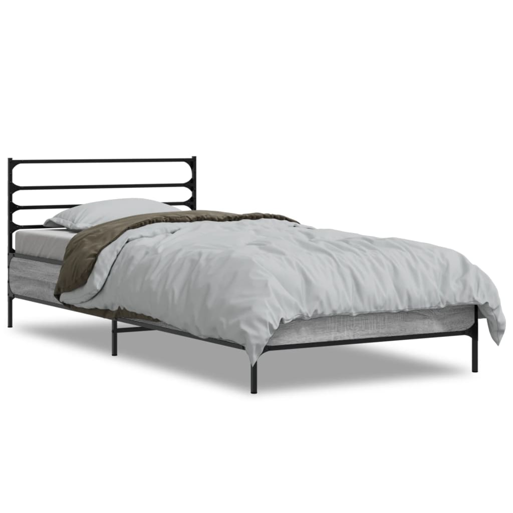 Giroletto senza Materasso Rovere Sonoma 90x190 cm | homemem39