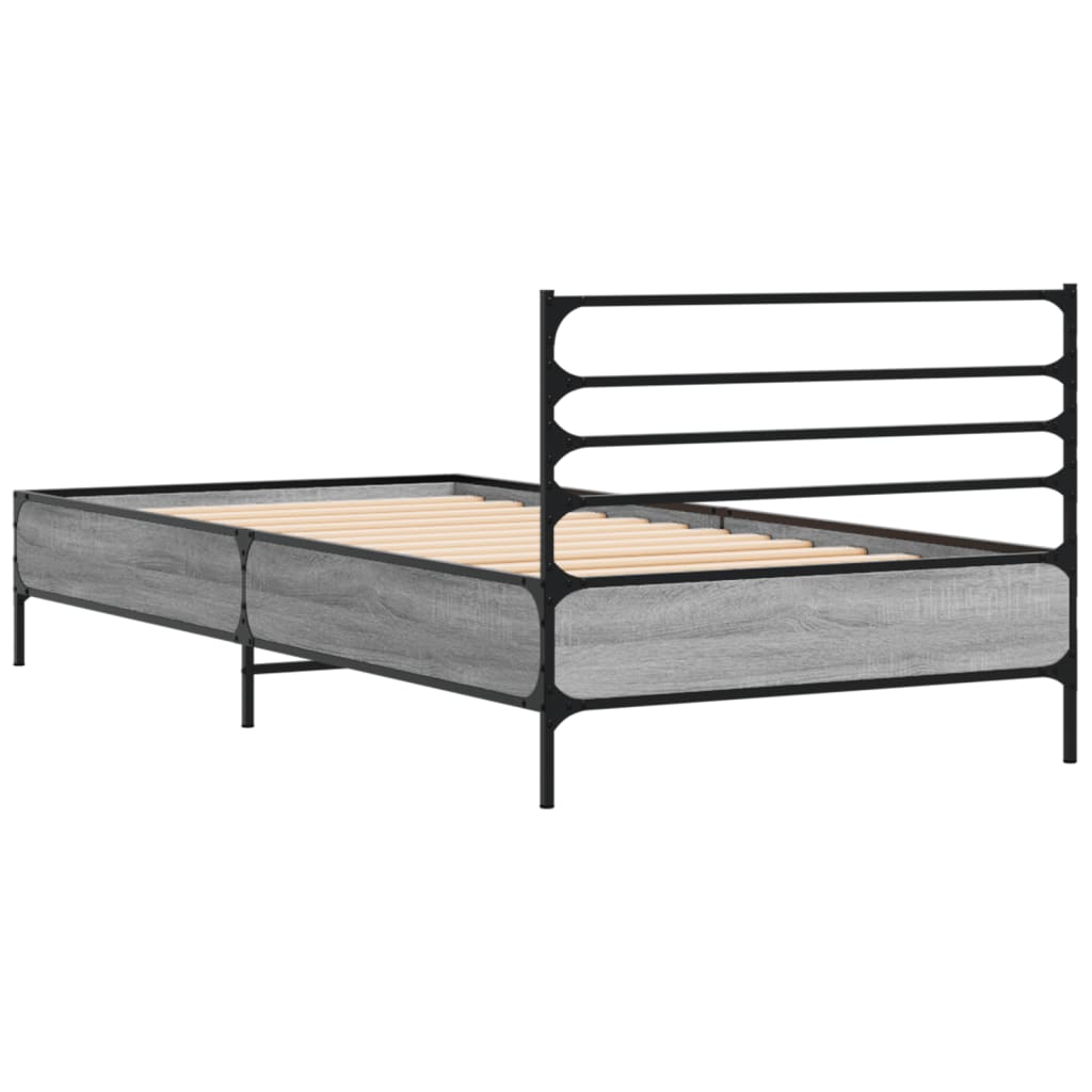 Giroletto senza Materasso Rovere Sonoma 90x190 cm | homemem39