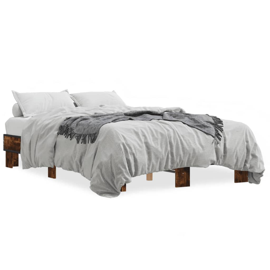 Giroletto Rovere Fumo 140x200 cm in Legno Multistrato Metallo | homemem39