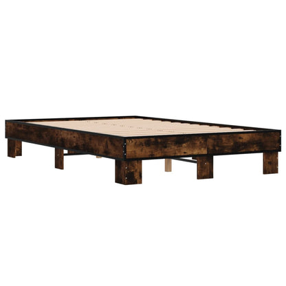 Giroletto Rovere Fumo 140x200 cm in Legno Multistrato Metallo | homemem39