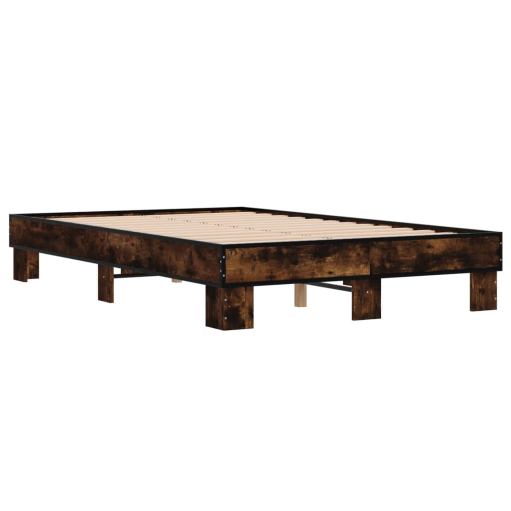 Giroletto Rovere Fumo 140x200 cm in Legno Multistrato Metallo | homemem39