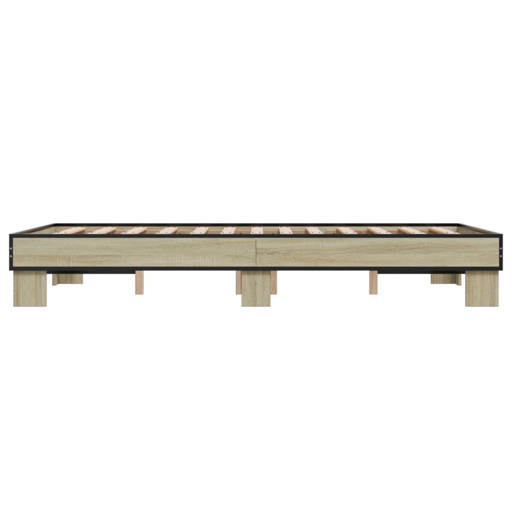 Giroletto Rovere Sonoma 120x200 cm in Legno Multistrato Metallo | homemem39