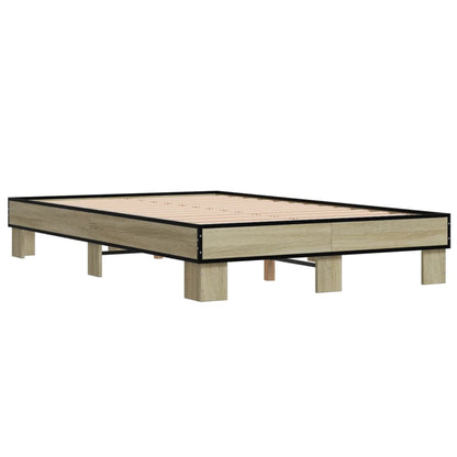 Giroletto Rovere Sonoma 120x200 cm in Legno Multistrato Metallo | homemem39