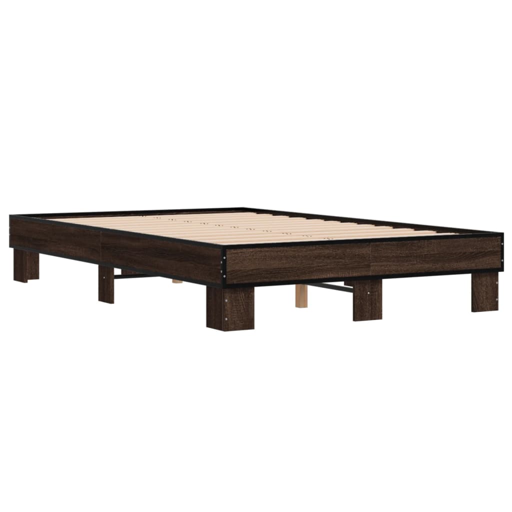 Giroletto Rovere Marrone 120x200cm in Legno Multistrato Metallo | homemem39