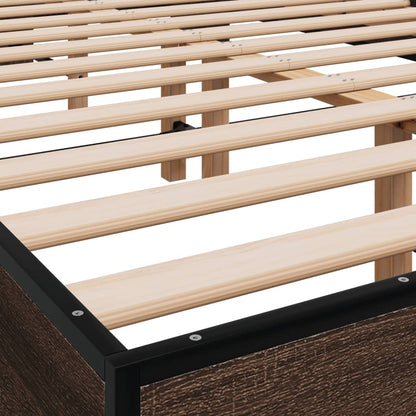 Giroletto Rovere Marrone 120x200cm in Legno Multistrato Metallo | homemem39