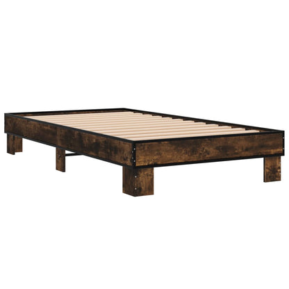 Giroletto Rovere Fumo 100x200 cm in Legno Multistrato e Metallo | homemem39