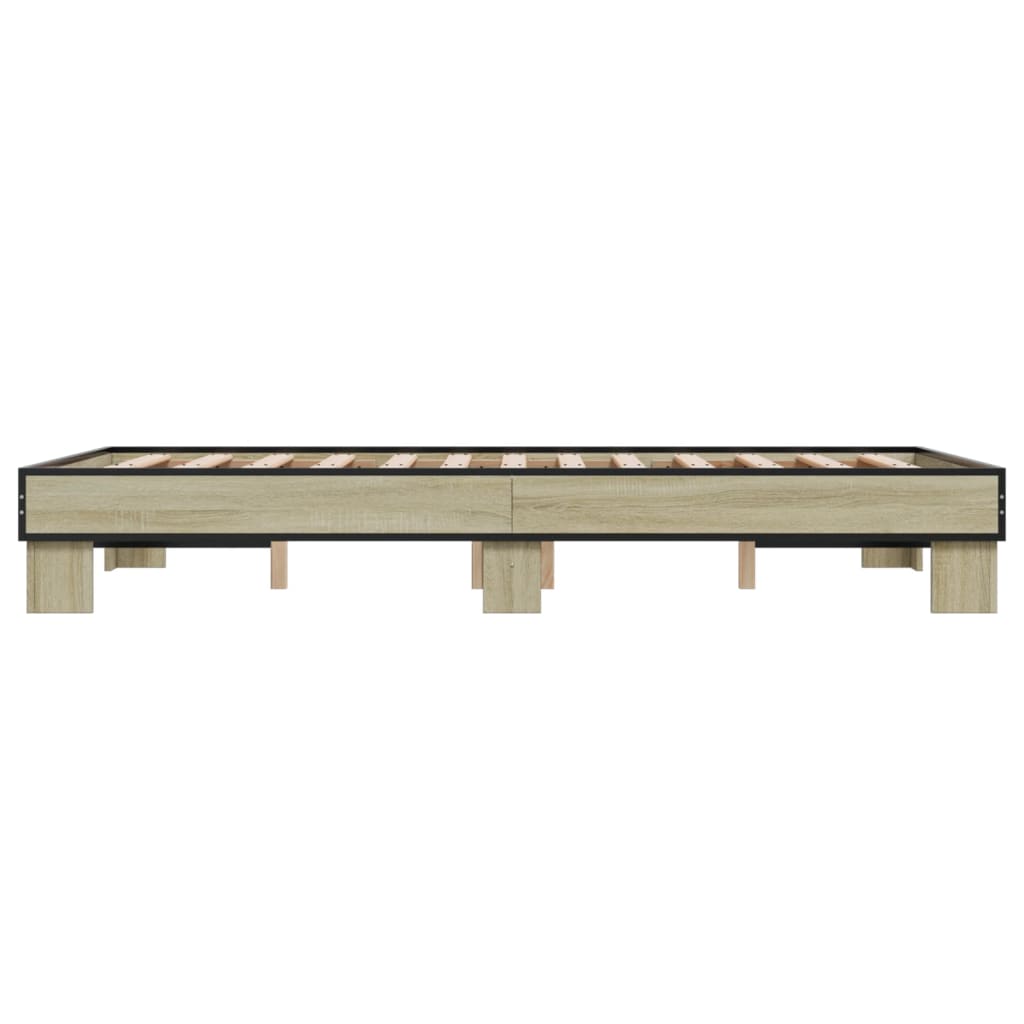 Giroletto Rovere Sonoma 120x190 cm in Legno Multistrato Metallo | homemem39