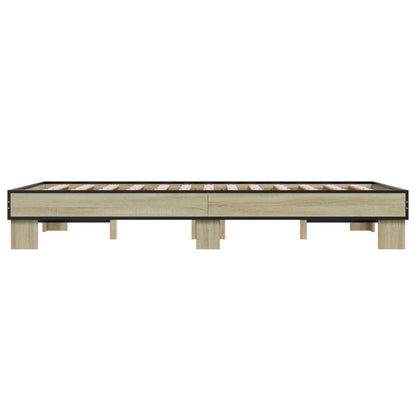 Giroletto Rovere Sonoma 120x190 cm in Legno Multistrato Metallo | homemem39