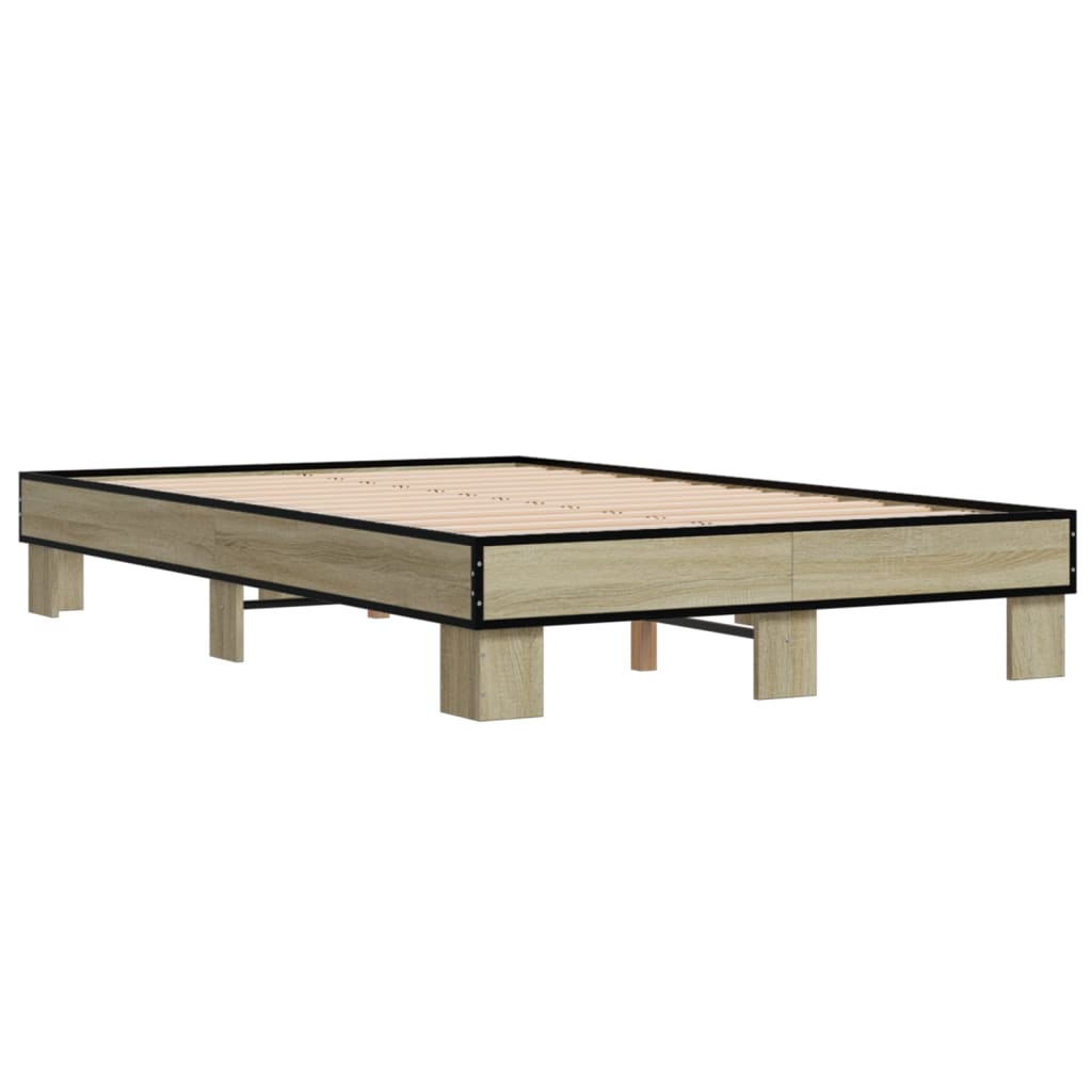 Giroletto Rovere Sonoma 120x190 cm in Legno Multistrato Metallo | homemem39