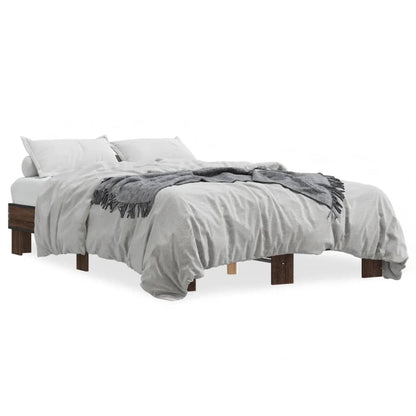 Giroletto Rovere Marrone 135x190cm in Legno Multistrato Metallo | homemem39