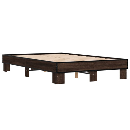 Giroletto Rovere Marrone 135x190cm in Legno Multistrato Metallo | homemem39
