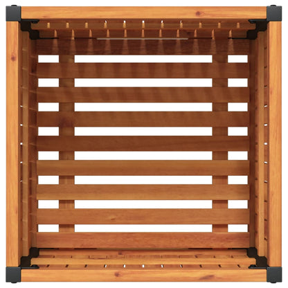 Fioriera da Giardino 45x45x44 cm in Legno Massello di Acacia - homemem39