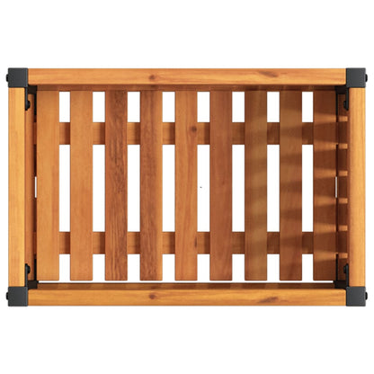 Fioriera da Giardino 45x30x27,5 cm in Legno Massello di Acacia - homemem39
