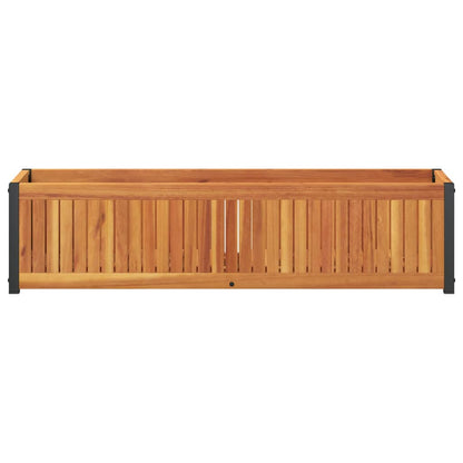Fioriera da Giardino in Legno Massello di Acacia