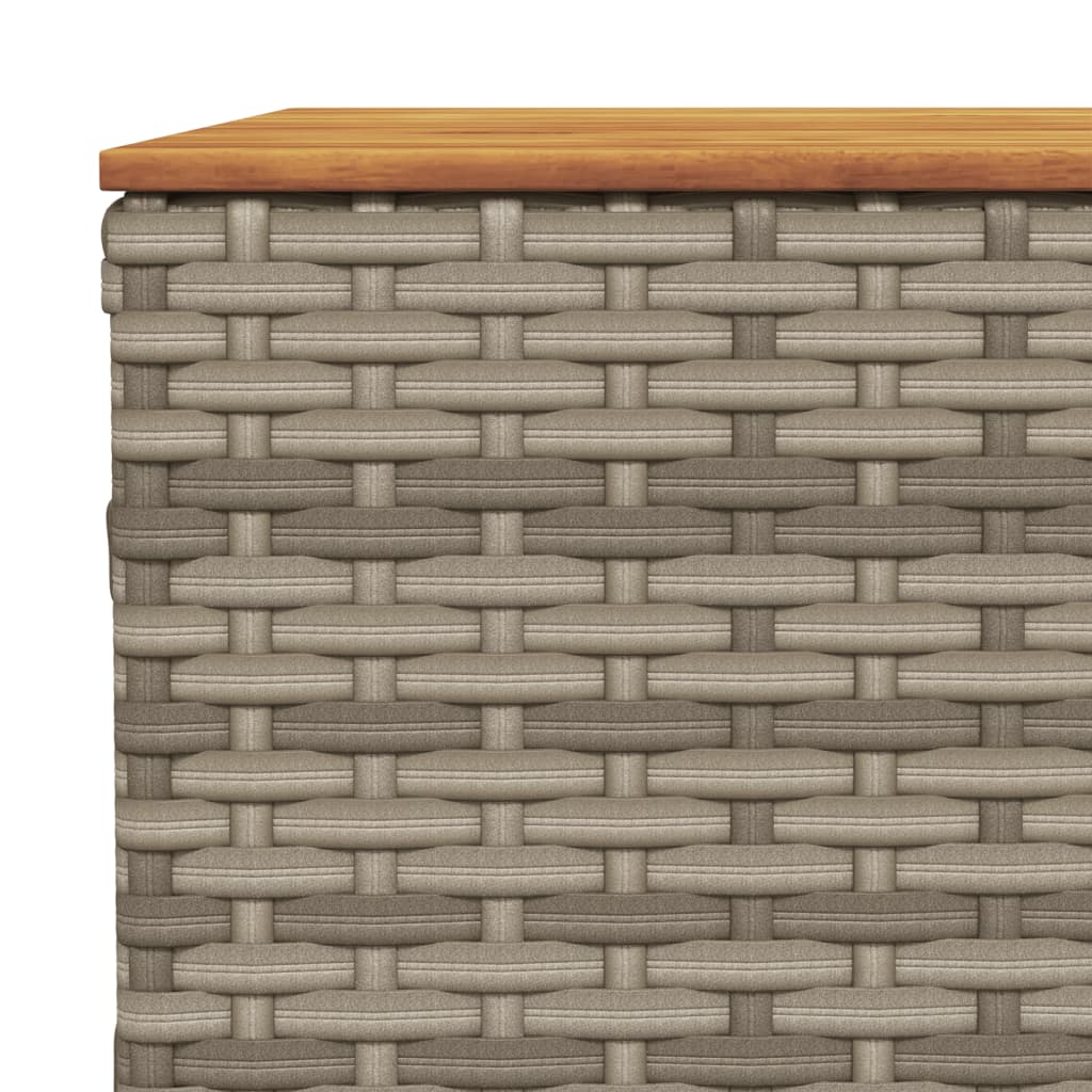 Set Divano da Giardino 5 pz con Cuscini Grigio in Polyrattan | homemem39