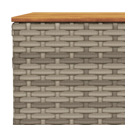 Set Divano da Giardino 5 pz con Cuscini Grigio in Polyrattan | homemem39