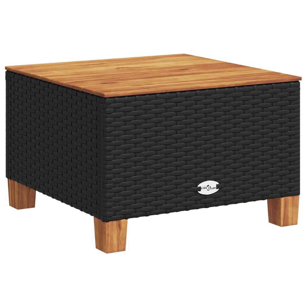Set Divani da Giardino 11 pz con Cuscini in Polyrattan Nero | homemem39