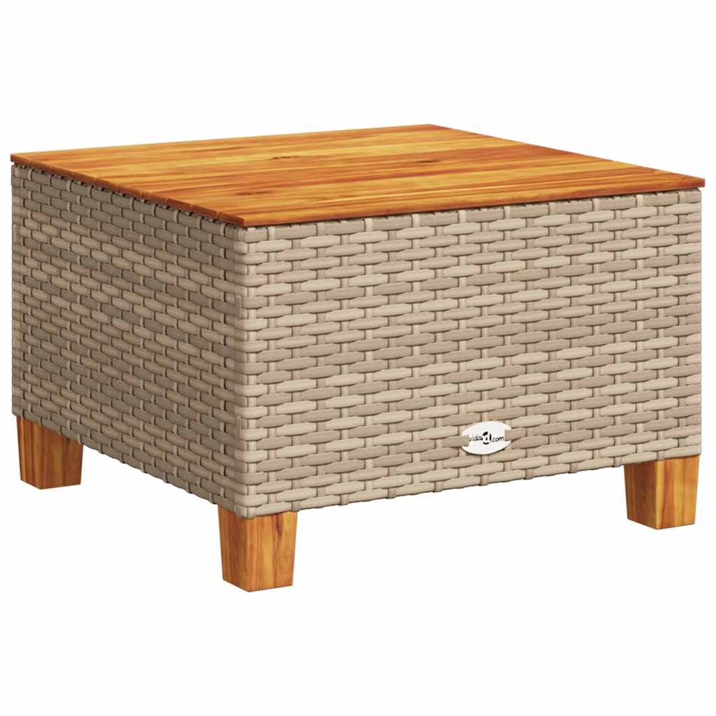 Set Divani da Giardino 11 pz con Cuscini Beige in Polyrattan | homemem39