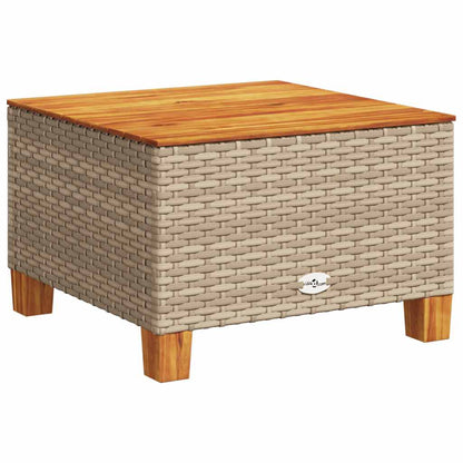 Set Divani da Giardino 11 pz con Cuscini Beige in Polyrattan | homemem39