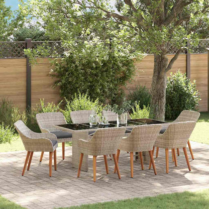 Set da pranzo 9 pcs Grigio chiaro