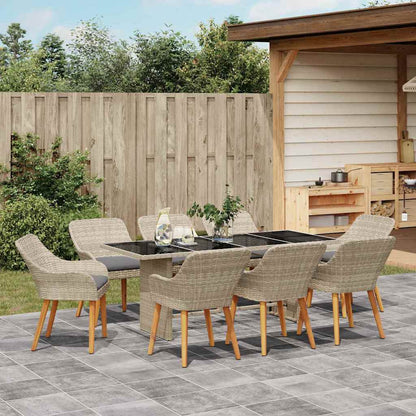 Set da pranzo 9 pcs Grigio chiaro