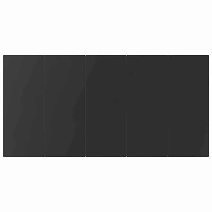 Set da Pranzo per Giardino con cuscino 9 pcs Grigio polyrattan