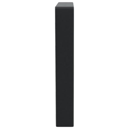 Reggimensole per Lavabo 2 pz Nere Trapezio in Acciaio | homemem39