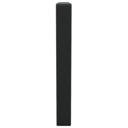 Reggimensole per Lavabo 2 pz Nere Trapezio in Acciaio | homemem39
