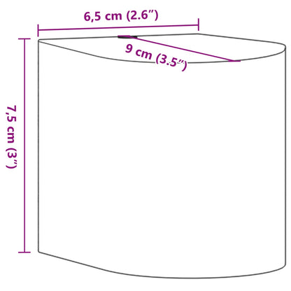 Applique per Esterni Nera in Alluminio Pressofuso - homemem39