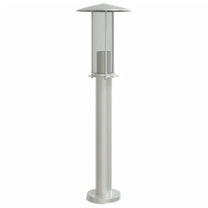 Lampade da Terra per Esterni 3 pz Argento 60 cm in Acciaio Inox - homemem39